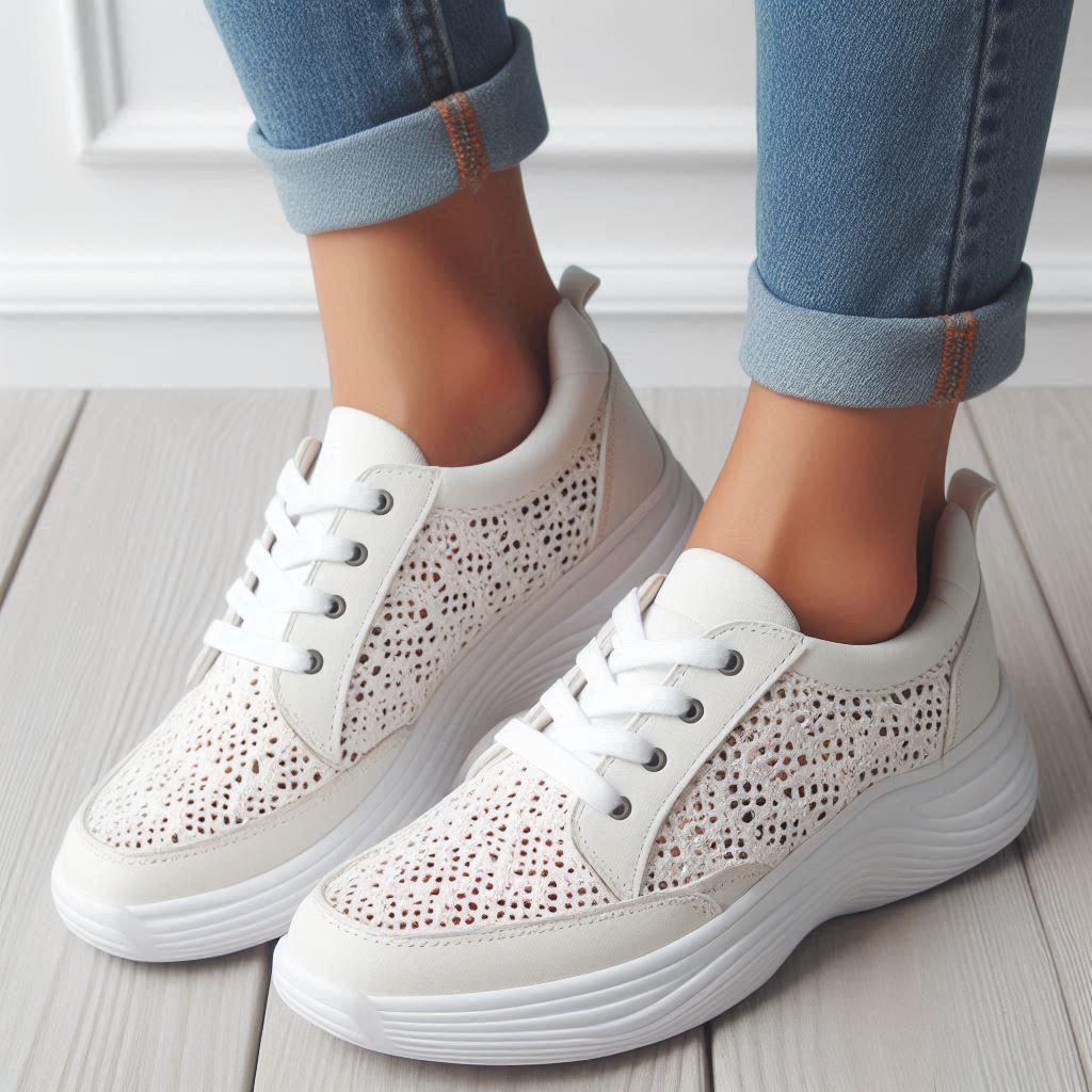 Scarpe ortopediche da donna, alla moda, traspiranti, slip on per sneakers estive in rete, comode, palestra, ginnastica, ginnastica, traspiranti, scarpe sportive da passeggio, corsa, lavoro, leggere