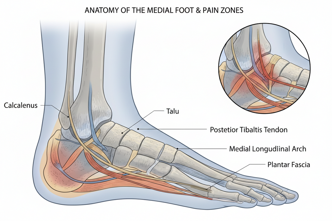 Comprendre la Douleur du Pied Côté Interne : Causes, Symptômes et Solutions