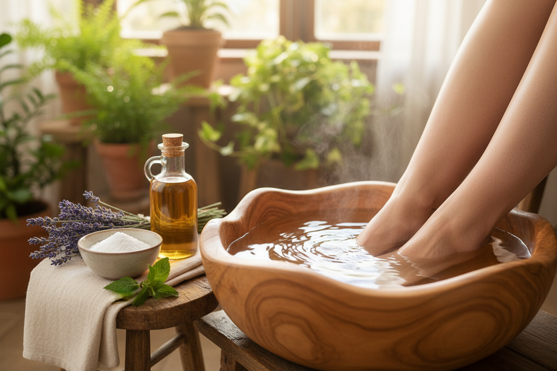 Le Bain de Pieds au Bicarbonate et Vinaigre : Une Thérapie Naturelle pour Vos Pieds