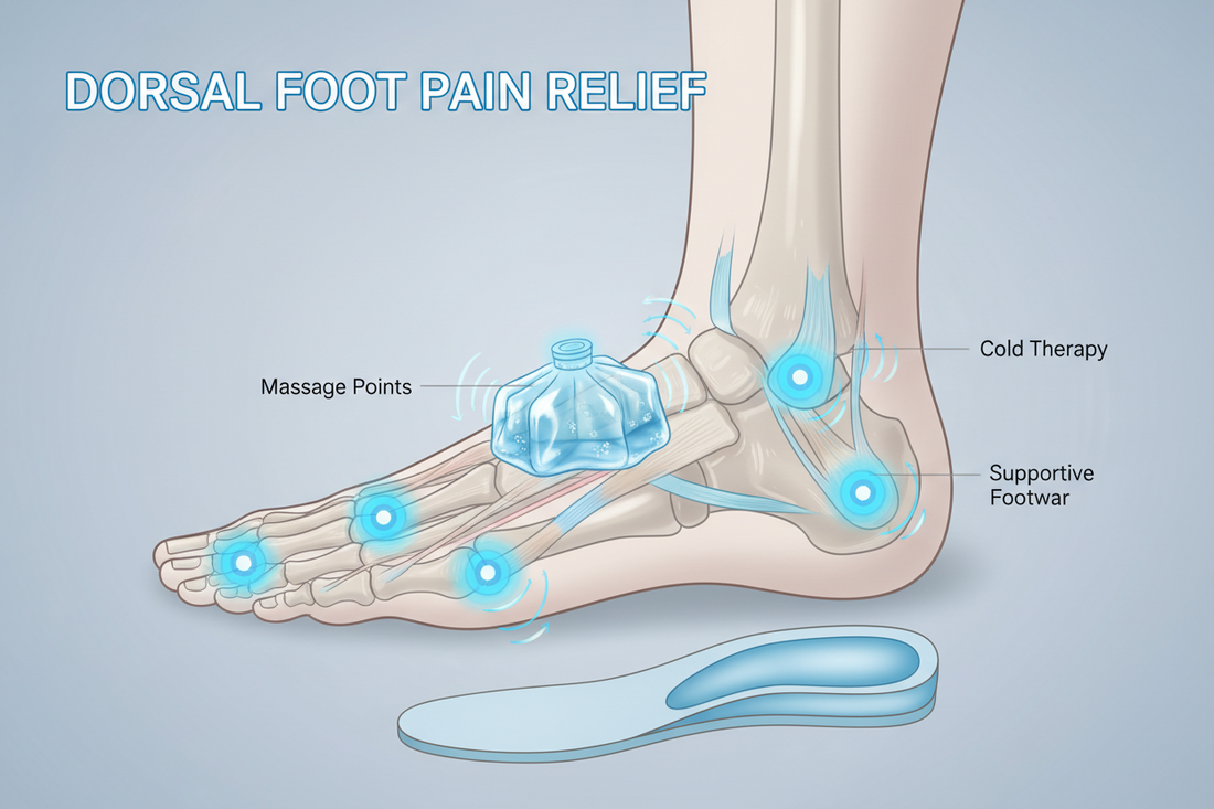 Soulager la douleur sur le dessus du pied : le guide complet