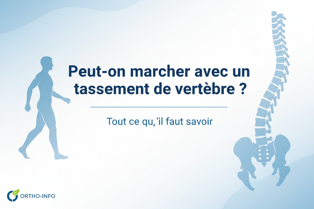 Peut-on marcher avec un tassement de vertèbre ? Tout ce qu'il faut savoir
