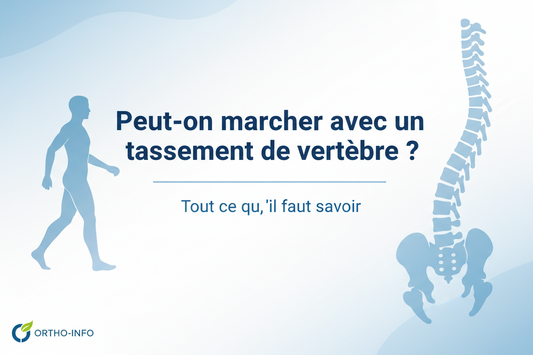Peut-on marcher avec un tassement de vertèbre ? Tout ce qu'il faut savoir