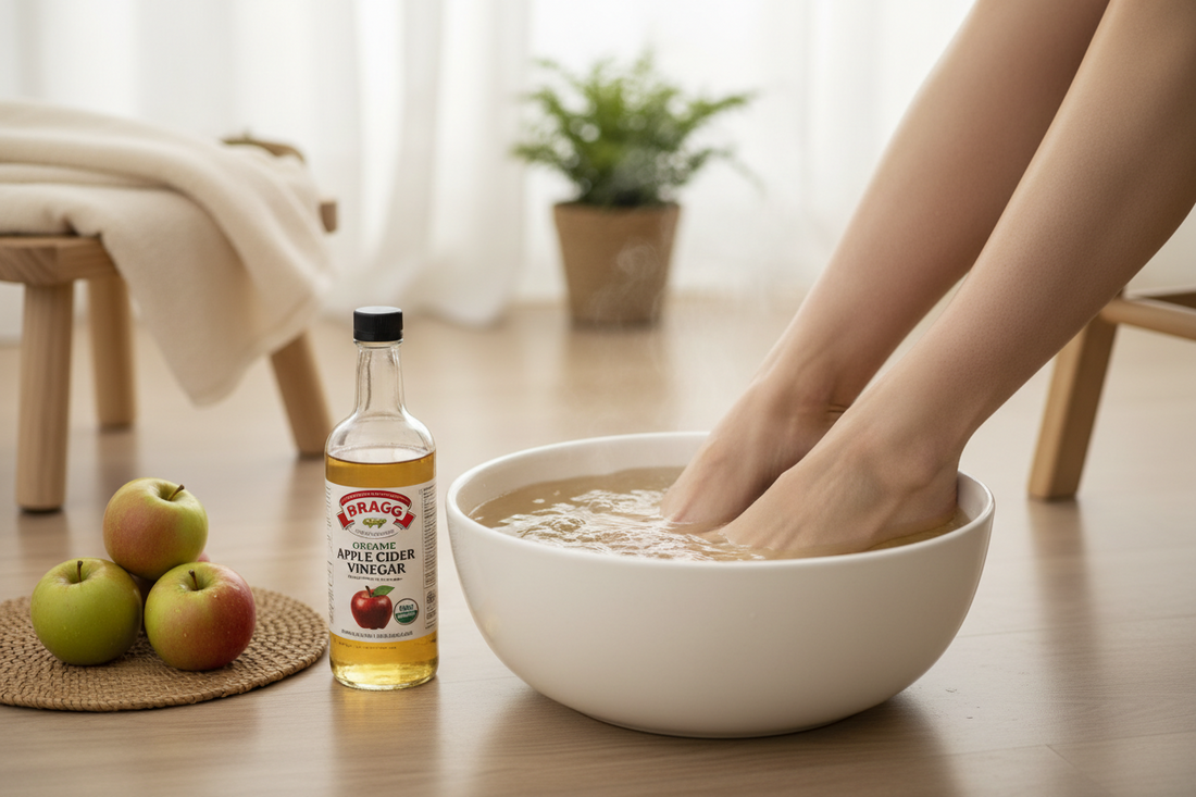 Bain de Pieds au Vinaigre de Cidre 