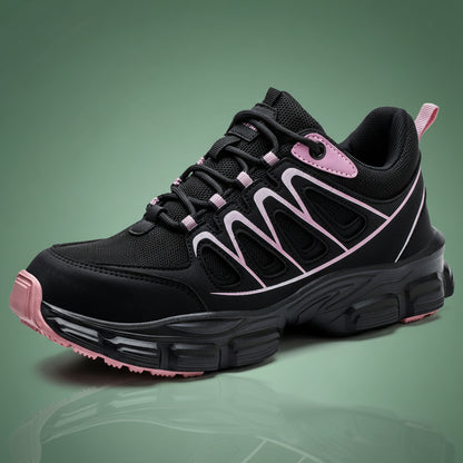 Chaussures De Sécurité Rose Orthopédiques Ergonomiques Et Élégantes À Bout En Acier Pour Femme Confort Orthopédique
