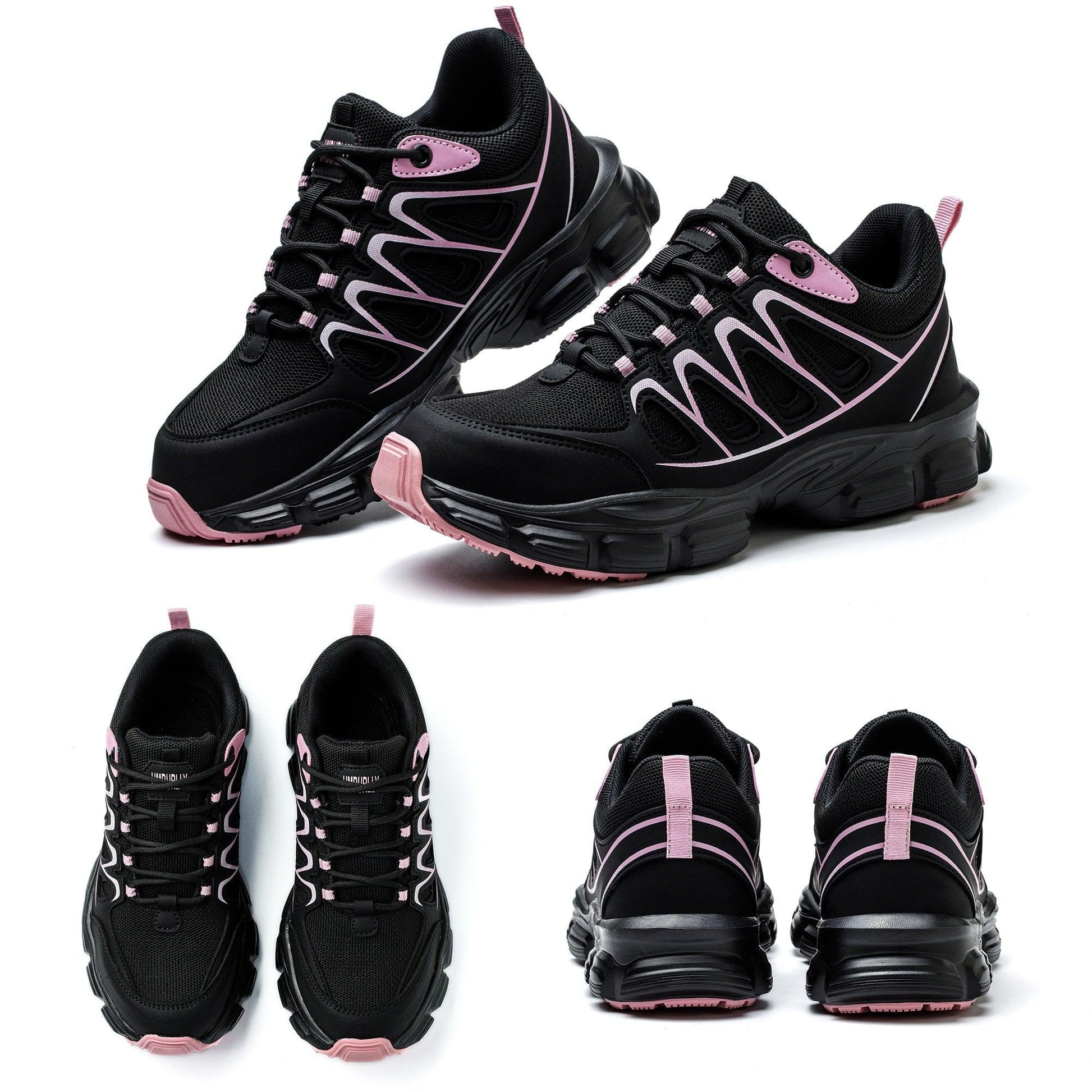Chaussures De Sécurité Rose Orthopédiques Ergonomiques Et Élégantes À Bout En Acier Pour Femme Confort Orthopédique