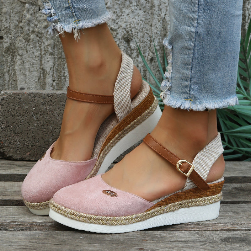 Espadrilles orthopédiques chic pour femmes - Marron / 38
