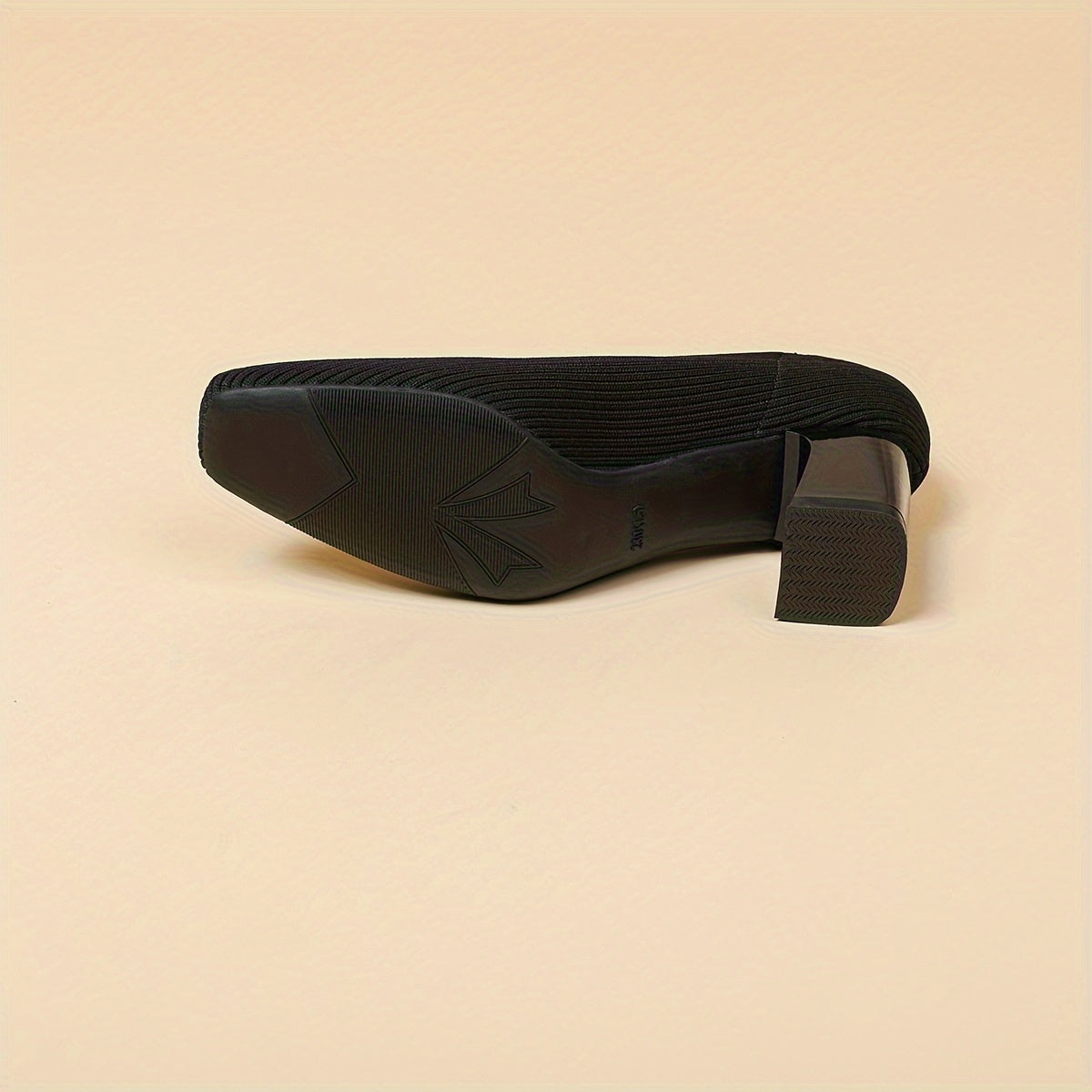 Marie™ – Escarpins confortables à talon stable pour un maintien sans douleur - Abricot Noir / 40
