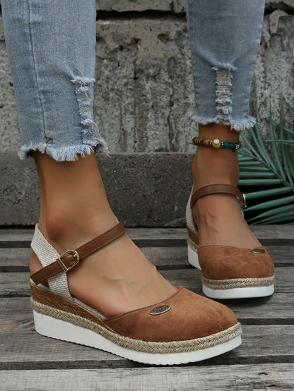 Espadrilles orthopédiques chic pour femmes - Marron / 41