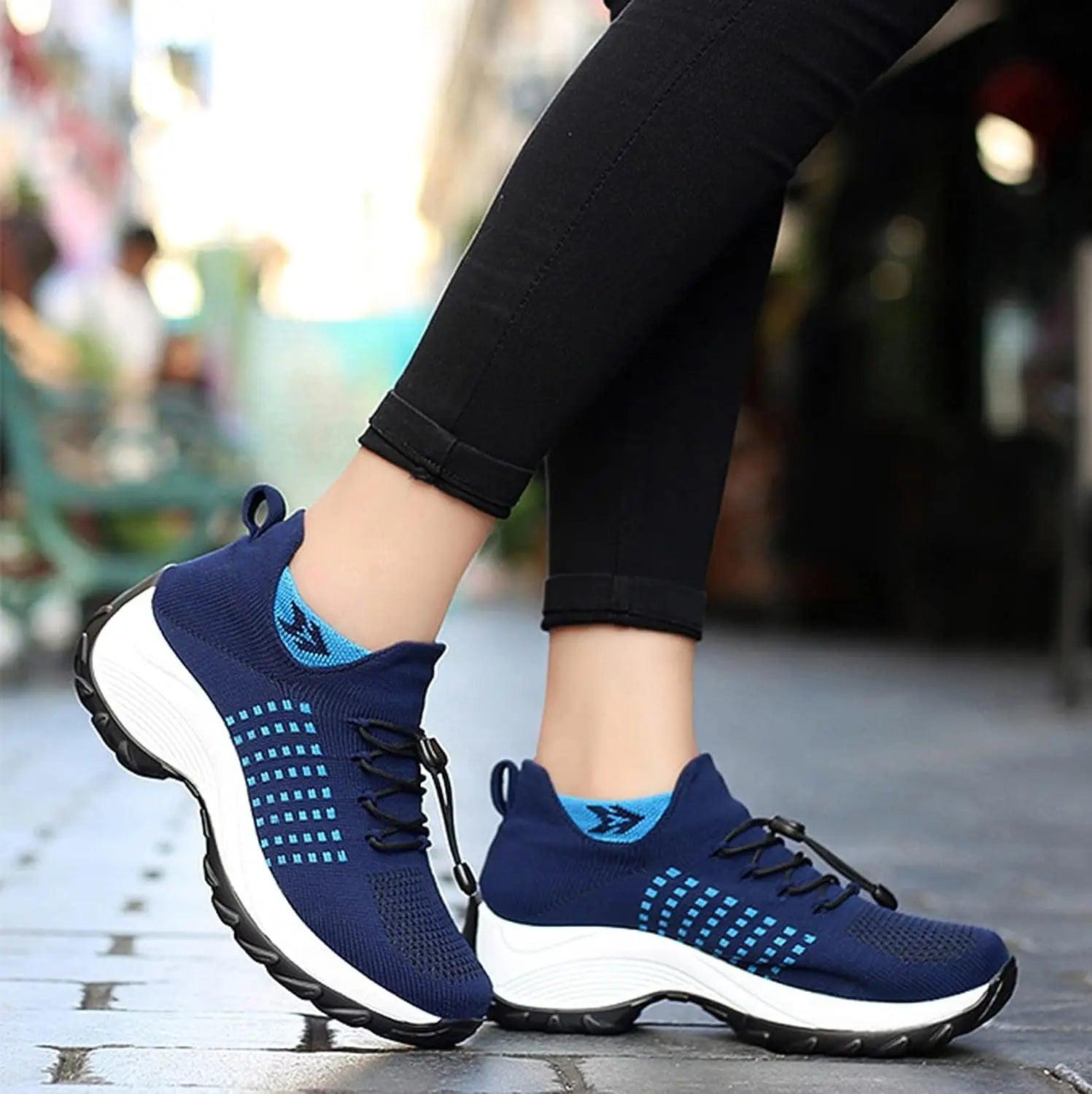 Scarpe Ortopediche Donna Comfort Wear - Con Cuscino D'Aria Per Fascite Plantare, Antiscivolo, Comode - Foto 1