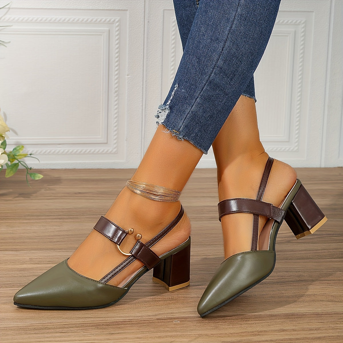 Claudette™ – Escarpins à bride élégants et confortables - Beige / 42