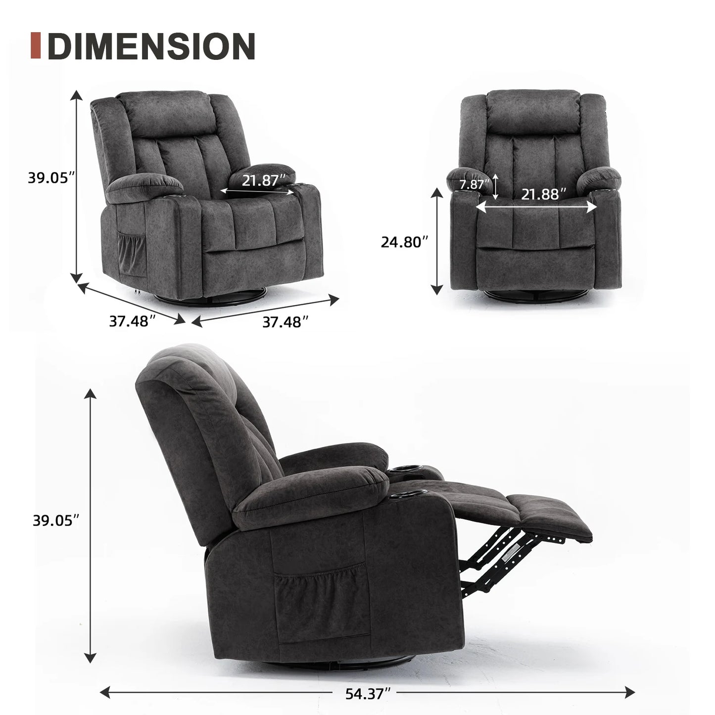 Fauteuils orthopédiques - Fauteuil relax avec repose-pieds et porte-go - Image 5