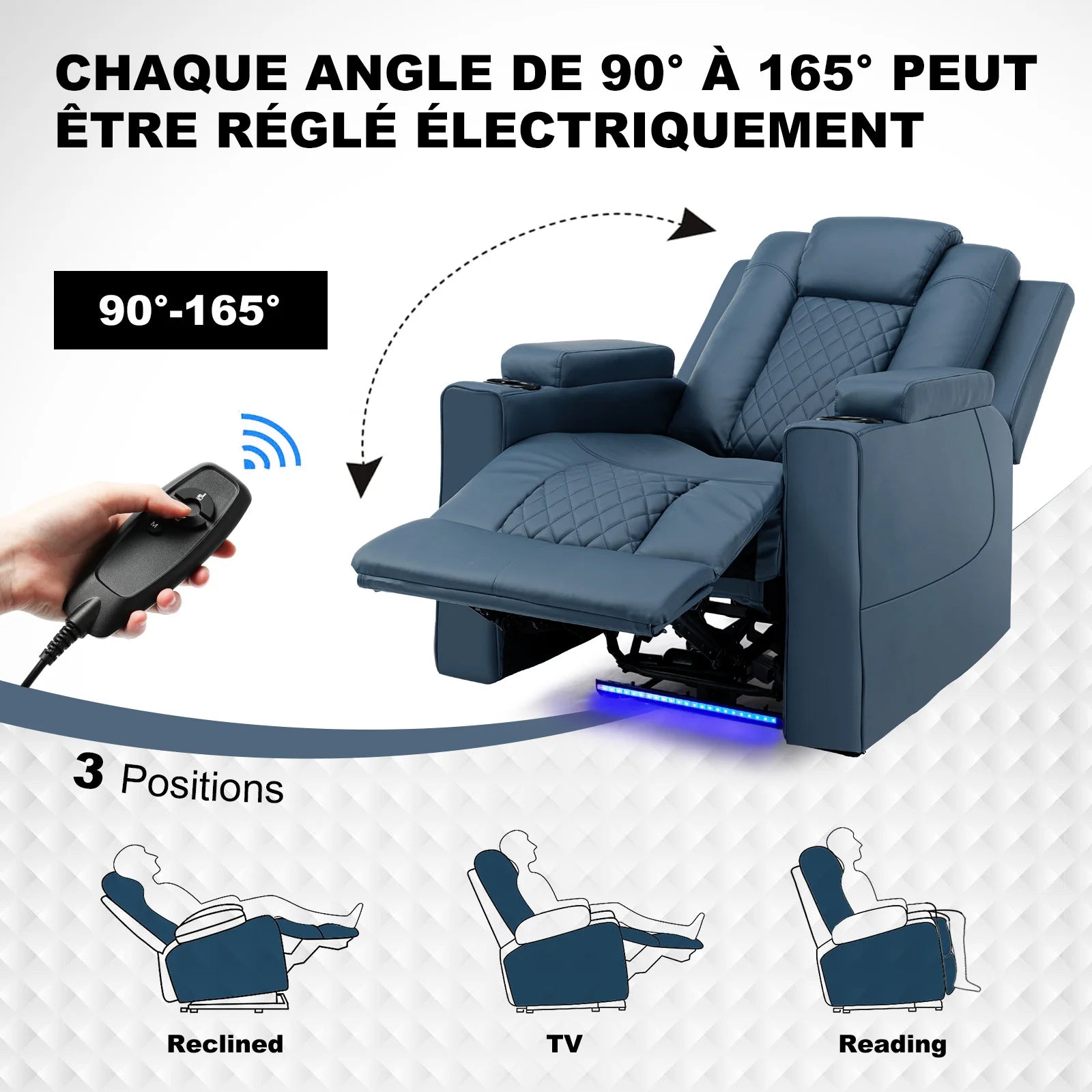 Fauteuils orthopédiques - Relax avec massage et LED - Image 5