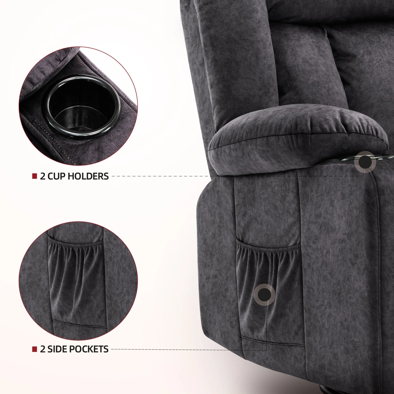 Fauteuils orthopédiques - Fauteuil relax avec repose-pieds et porte-go - Image 6