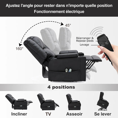 Fauteuils orthopédiques : Relax Électrique Reclinable - Blanc