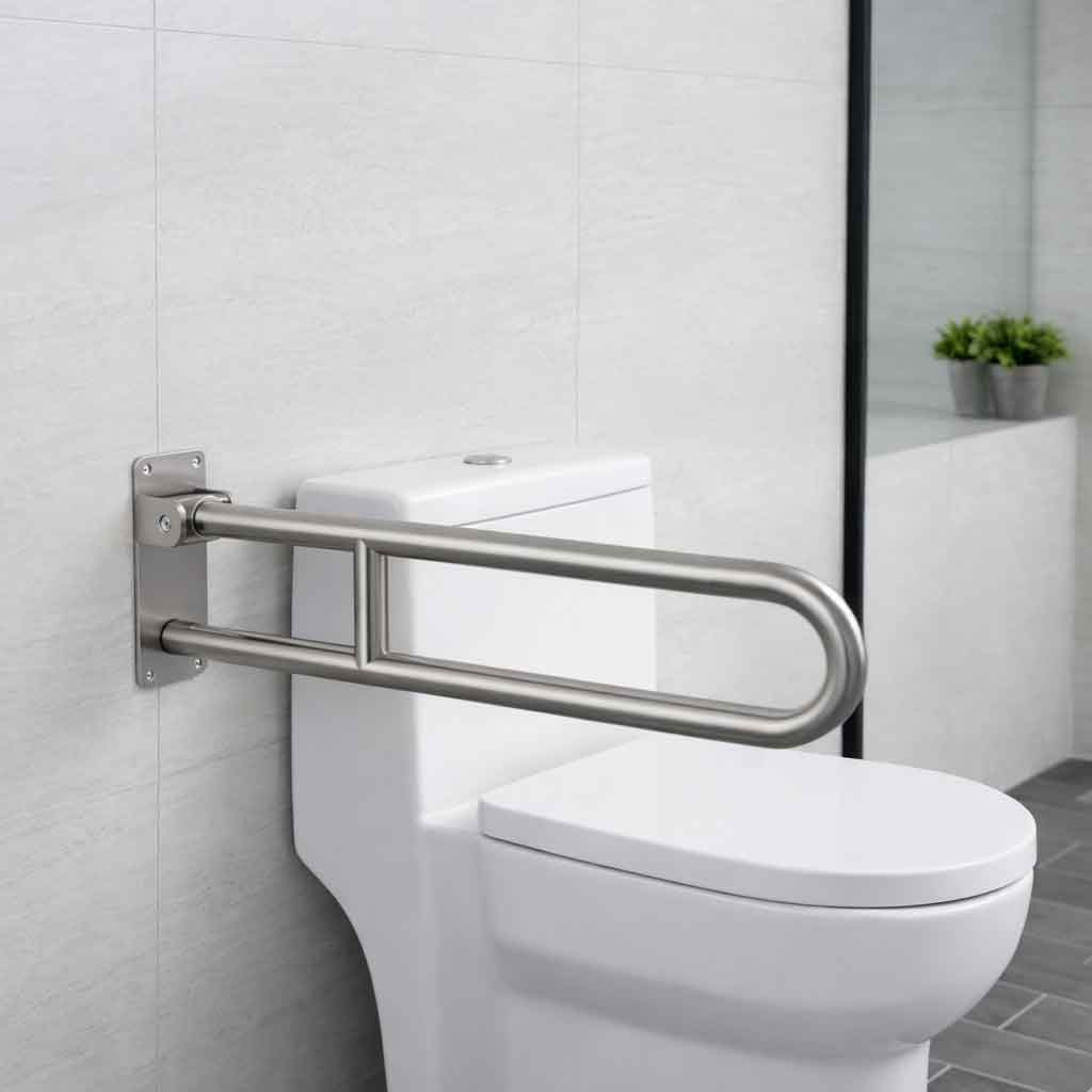 Barre Murale Escamotable pour WC - Default Title