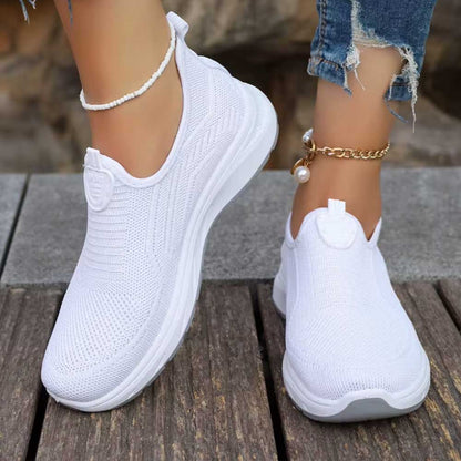 Basket à enfiler femme - 38 / Blanc