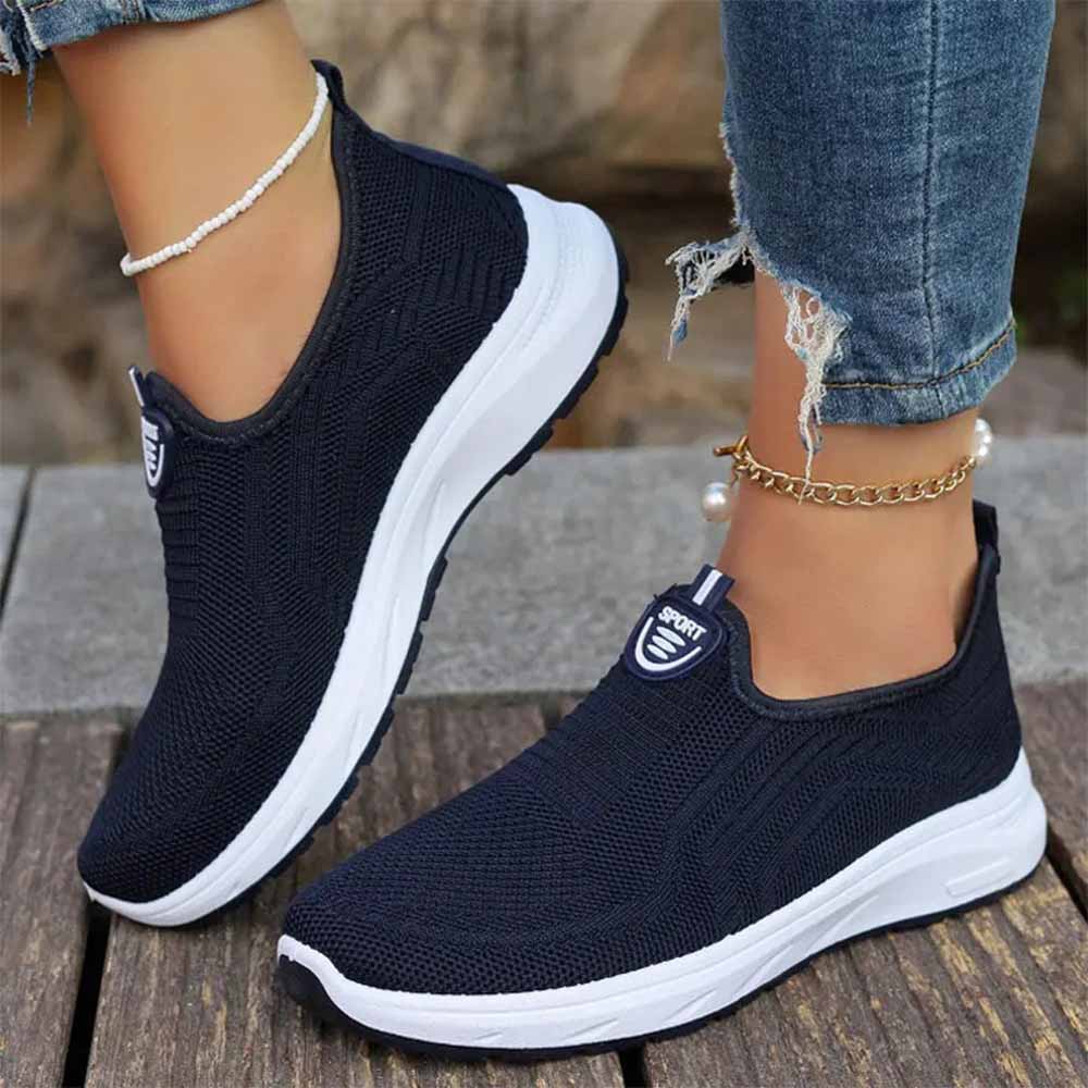 Basket à enfiler femme - 36 / Bleu marine