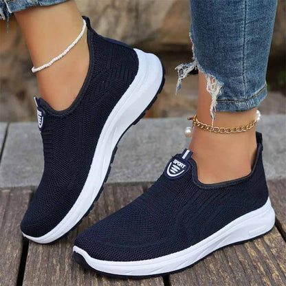 Basket à enfiler femme - 36 / Bleu marine