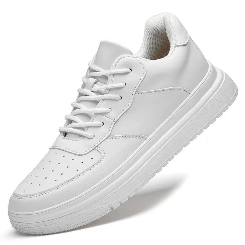 Basket blanc cuir homme - 37 / Blanc