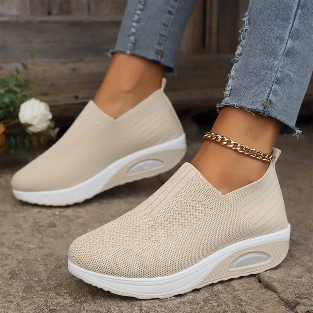 Basket respirante femme - 36 / Bisque