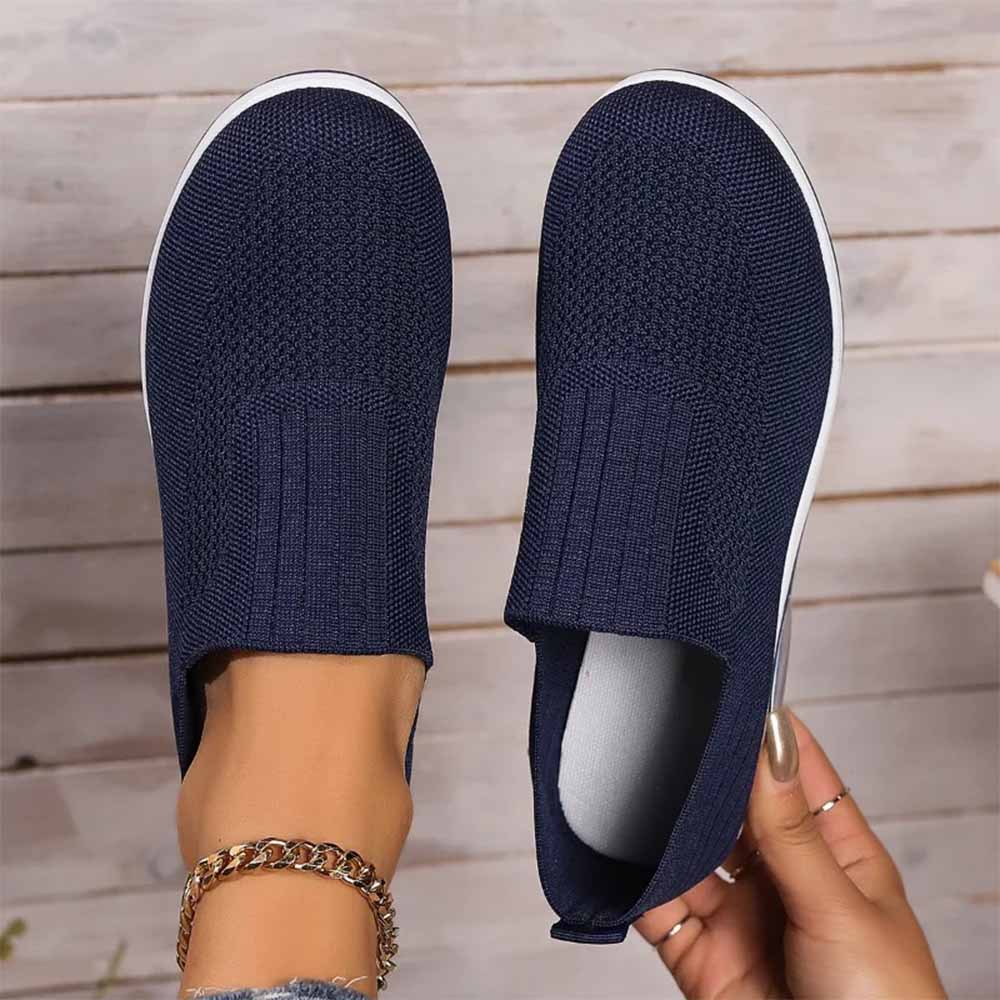Basket respirante femme - 36 / Bleu marine