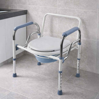 Chaise Percée de Toilette Pliable - Image 2