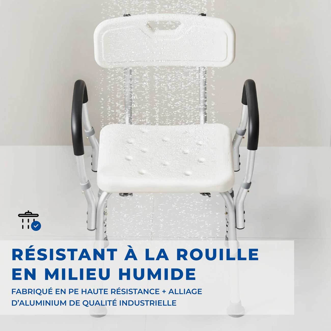 Chaise de Douche Senior Ajustable - Image 5