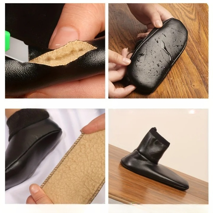 Chaussette cuir - 42 / Noir