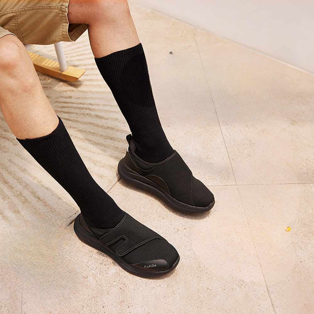 Chaussure orthopédique femme type pharmacie - 42 / Noir