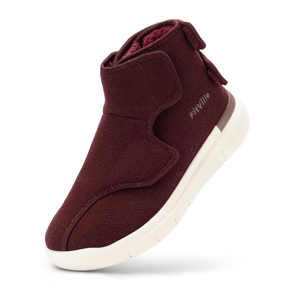 Chaussures hallux valgus femme - 35 / Bordeaux