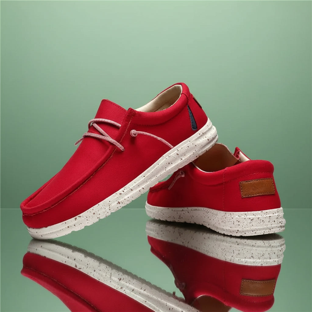 Chaussures orthopédiques adaptés aux pieds larges - 36 / Red