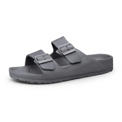 Claquette orthopédique homme à deux brides réglables - Bleu / 50
