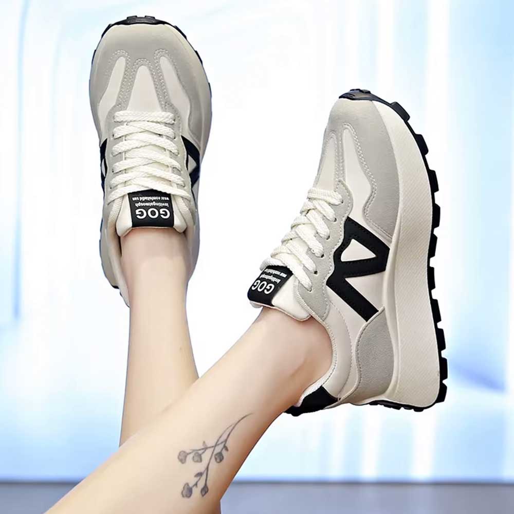 Grosses baskets pour femmes - Argent / 40