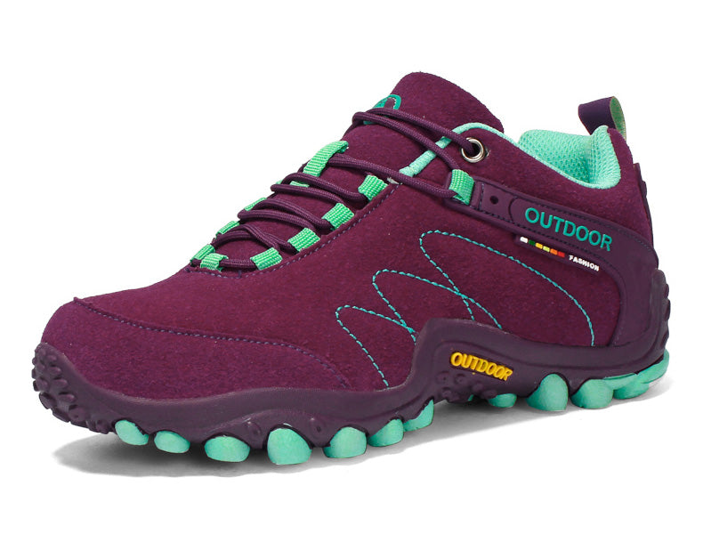 Women's Outdoor Hiking Leather Orthopedic Shoes - Tex