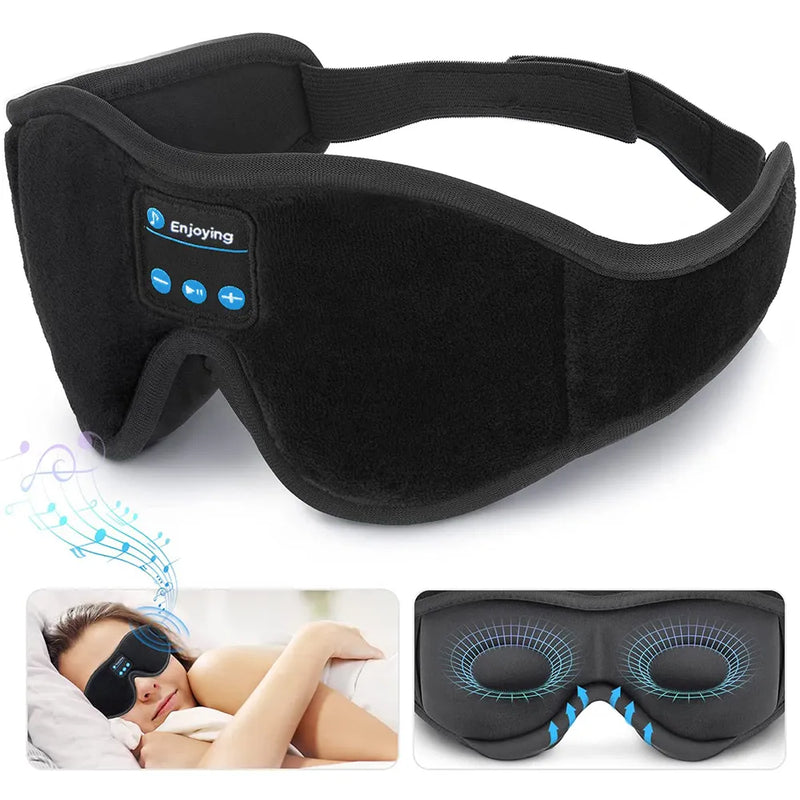 Blackout Eye Mask with Wireless Stereo Music