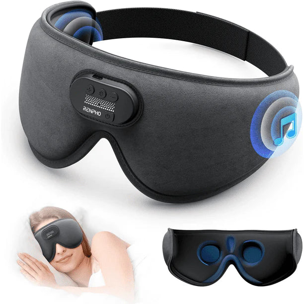 Masque de sommeil Bluetooth HD ultra doux avec musique