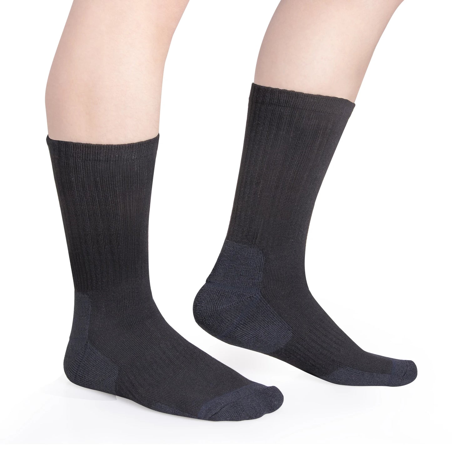 Chaussette chaussure de sécurité - Chaussettes respirantes pour randonnée - 5 Paires Vert / XL(41-44 EU)