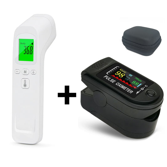 Pulsoximeter-Kit, Infrarot-Thermometer