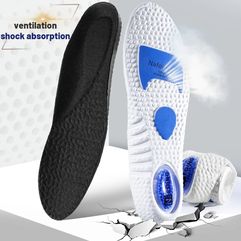 Semelles orthopédiques absorbant les chocs et respirantes