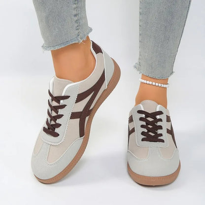 Basket orthopédique femme - Sneakers blanches confortables pour la saison
