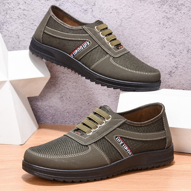 Men's Breathable Fabric Shoes - Purn