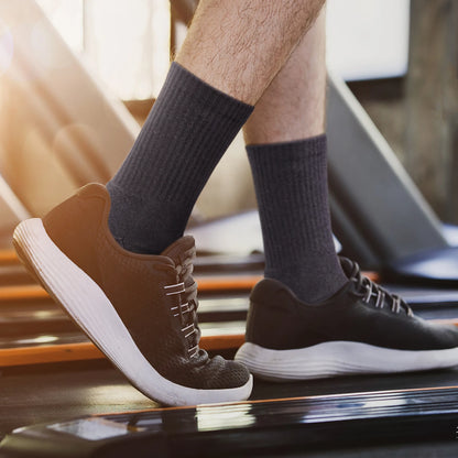 Chaussette chaussure de sécurité - Coton respirant pour un confort optimal - 5 Paires Noir / L 37-41