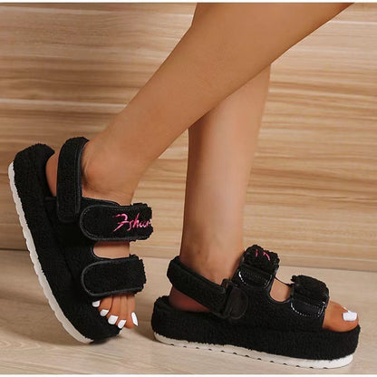 Women's Plush Sandals - Bel