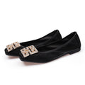 Elegant Leather Flat Shoes for women - Margo
