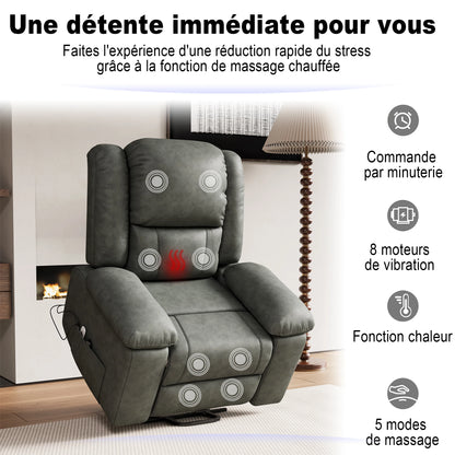 Fauteuils orthopédiques - Massage multifonction avec chaleur intégrée - Image 4