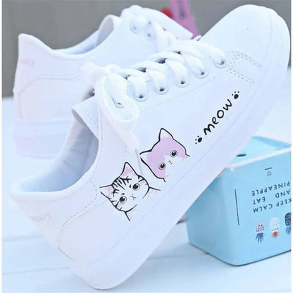 Loky Women's Printed Orthopedic Lace-Up Shoes