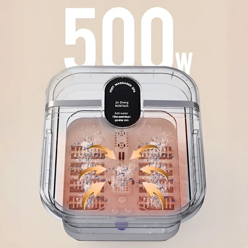 Bain de pied - Bassin pliable électrique avec massage et chauffage