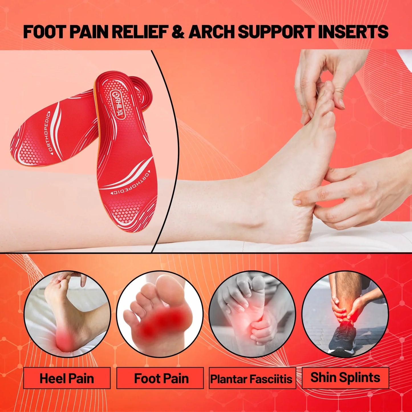 Collection Mode - Semelles orthopédiques pour soutien plantaire