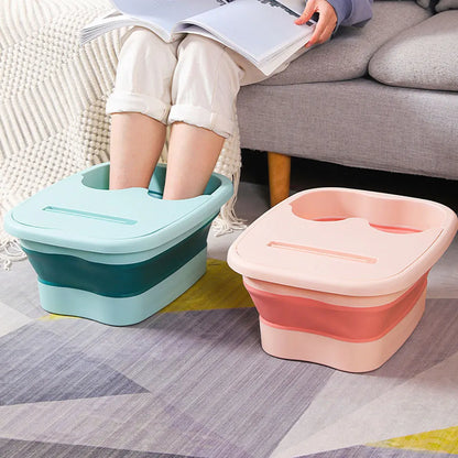 Bain de pied - Bassin pliable pour un massage relaxant et soulagement des