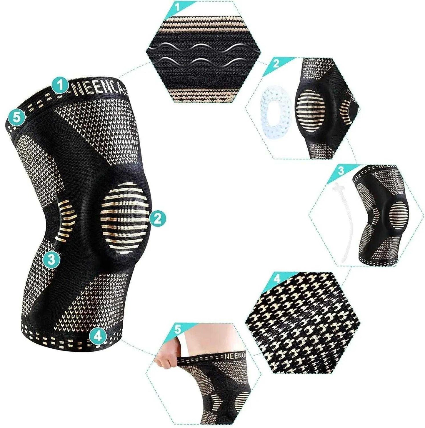 Genouillère pour arthrose genoux - Confort Orthopédique